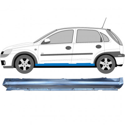 Kynnyspelti korjauspaneeli varten Opel Corsa 2000-2010 / Vasen 6876