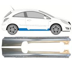 Kynnyspelti varten Opel Corsa D 2006-2015 / Vasen+Oikea / HATCHBACK / Sarja 14574