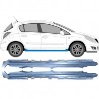 Kynnyspelti korjauspaneeli varten Opel Corsa 2006-2015 / Vasen+Oikea / Sarja 10539