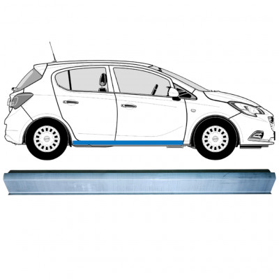 Kynnyspelti korjauspaneeli varten Opel Corsa E 2014-2019 / Vasen = Oikea (symmetrinen) 12882