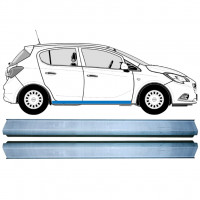 Kynnyspelti korjauspaneeli varten Opel Corsa E 2014-2019 / Vasen+Oikea / Sarja 12883