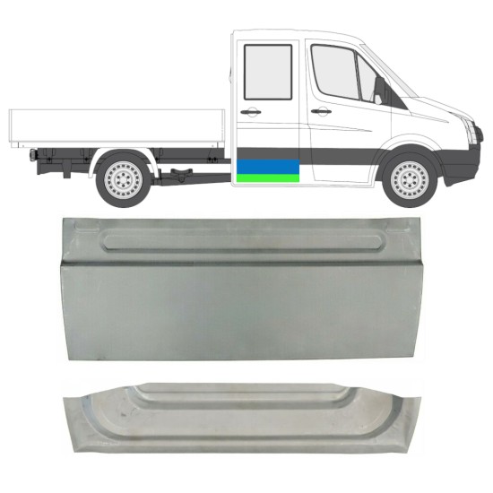 Korjauspellit takaoven varten Volkswagen Crafter 2005-2017 / Vasen = Oikea (symmetrinen) / Sarja 14126
