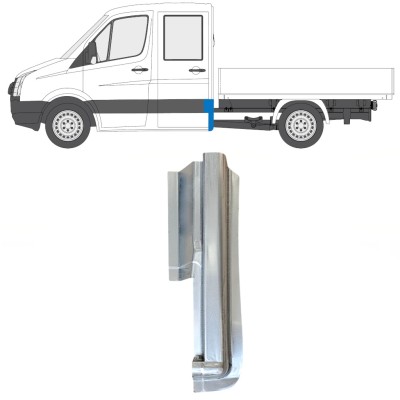 Takakulman korjauspaneeli varten Volkswagen Crafter 2005-2017 / Oikea 15509