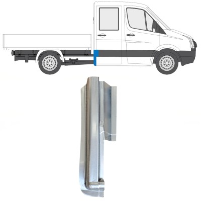 Takakulman korjauspaneeli varten Volkswagen Crafter 2005-2017 / Oikea 15508