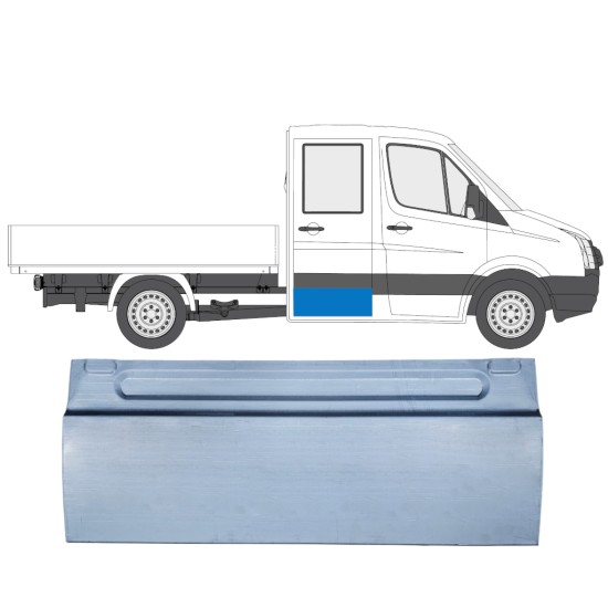 Korjauspellit takaoven varten Volkswagen Crafter 2005-2017 / Vasen = Oikea (symmetrinen) 13665