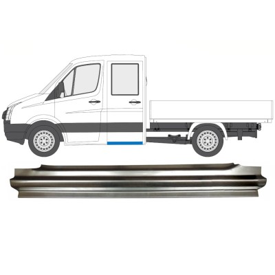 Takalokasuojan korjauspaneeli varten Volkswagen Crafter 2005-2017 / Vasen 15515