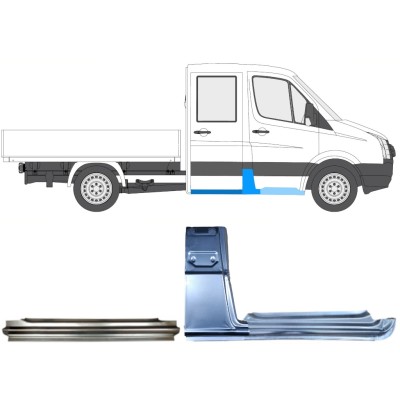 Korjauspaneeli aseta varten Volkswagen Crafter 2005-2017 / Oikea / 15527