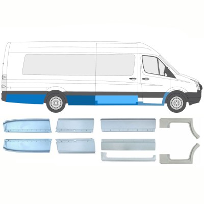 Korjauspaneeli aseta varten Volkswagen Crafter 2005-2017 / Vasen+Oikea / 14495
