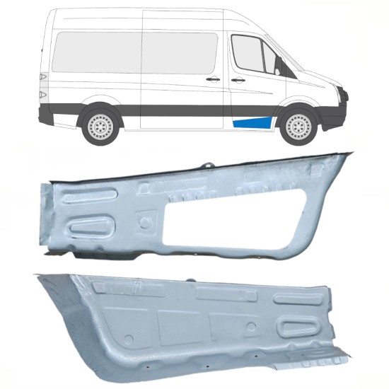 Astinlauta osakokonaisuus varten Volkswagen Crafter 2005-2017 / Vasen+Oikea / Sarja 14104
