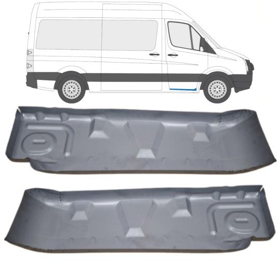 Vasen korjauspelti astinlauta varten Volkswagen Crafter 2005-2017 / Vasen+Oikea / Sarja 15544
