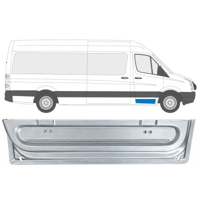 Sisäinen etuoven korjausosa varten Volkswagen Crafter 2005-2017 / Oikea 17056