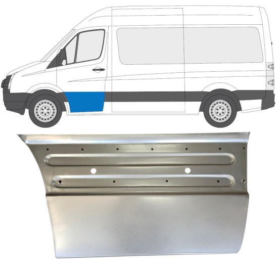 Etuoven korjausosa varten Volkswagen Crafter 2005-2017 / Vasen 15495