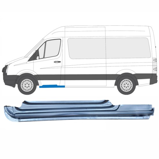 Helmapelti etuoven alle varten Volkswagen Crafter 2005-2017 / Vasen 13971