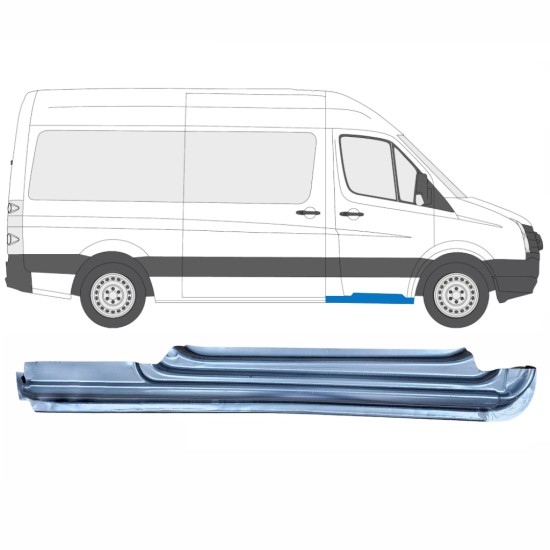 Helmapelti etuoven alle varten Volkswagen Crafter 2005-2017 / Oikea 13970