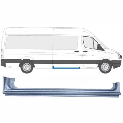 Sivuoven kynnysprofiili varten Volkswagen Crafter 2005-2017 / Oikea 13437