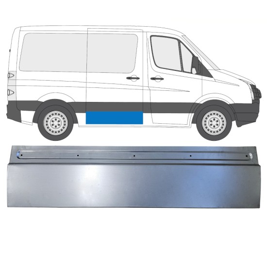 Liukuoven korjauspaneeli varten Volkswagen Crafter 2005-2017 / Oikea 17311