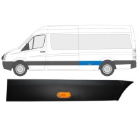 Takalokasuojan koristelista lampulla varten Volkswagen Crafter 2005-2017 / Vasen / Sarja 13994