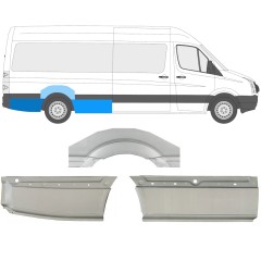 Takalokasuoja korjaussarja varten Volkswagen Crafter 2005-2017 / Oikea / Sarja 13943