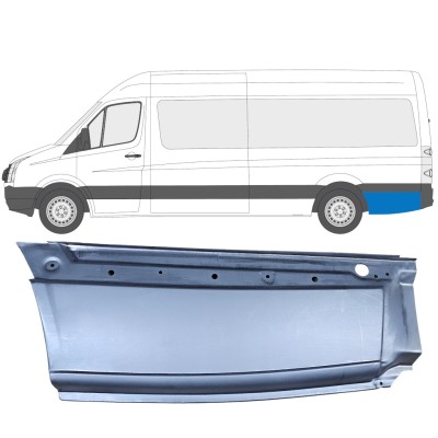 Takalokasuoja korjaussarja varten Volkswagen Crafter 2005-2017 / Vasen 13609