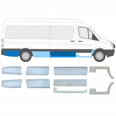 Korjauspaneeli aseta varten Volkswagen Crafter 2005-2017 / Vasen+Oikea / 14236