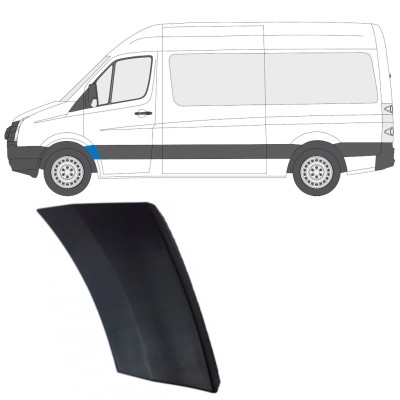 Lokasuojan muovikaaret varten Volkswagen Crafter 2005-2017 / Vasen 13987