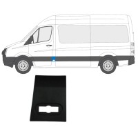 Koristelista varten Volkswagen Crafter 2005-2017 / Vasen 13688