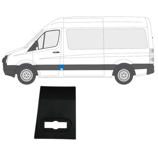 Koristelista varten Volkswagen Crafter 2005-2017 / Vasen 13688