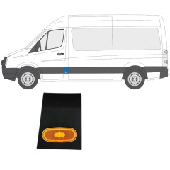 Etupilarin koristelista lampulla varten Volkswagen Crafter 2005-2017 / Vasen / Sarja 14148