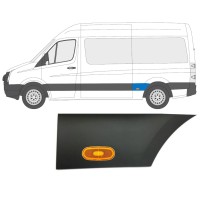 Takalokasuojan koristelista lampulla varten Volkswagen Crafter 2005-2017 / Vasen / Sarja 14089