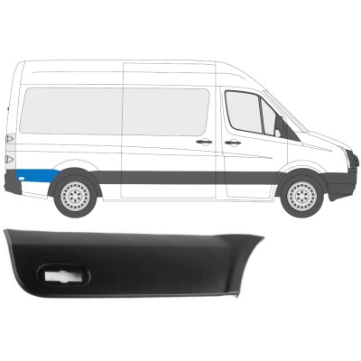 Takalokasuojan koristelista varten Volkswagen Crafter 2005-2017 / Oikea 13691