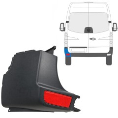 Takapuskurin kulma ja heijastinvalo varten Volkswagen Crafter 2005-2017 / Vasen / Sarja 15552