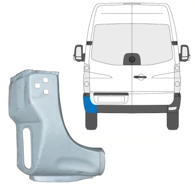 Takakulman korjauspaneeli varten Volkswagen Crafter 2005-2017 / Vasen 15505