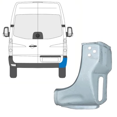 Takakulman korjauspaneeli varten Volkswagen Crafter 2005-2017 / Oikea 15506