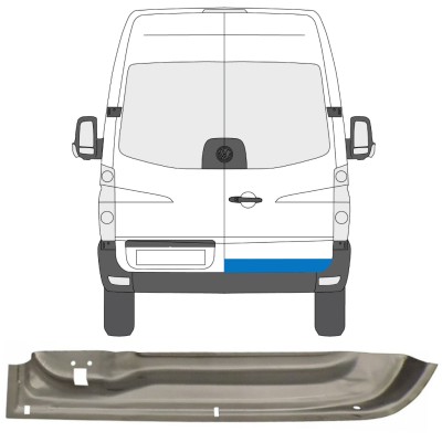 Korjauspellit takaoven varten Volkswagen Crafter 2005-2017 / Oikea 13439