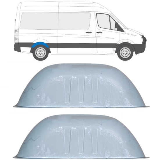 Takalokasuojan korjauspaneeli varten Volkswagen Crafter 2005-2017 / Sarja 14283