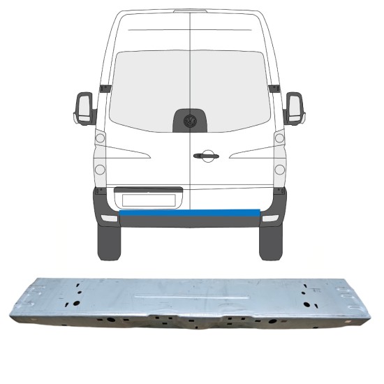 Takakorjauspaneeli varten Volkswagen Crafter 2005-2017 14239