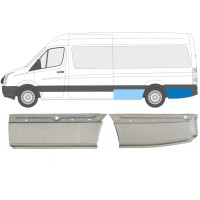 Takalokasuoja korjaussarja varten Volkswagen Crafter 2005-2017 / Vasen / Sarja 14127
