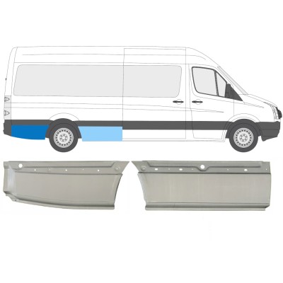Takalokasuoja korjaussarja varten Volkswagen Crafter 2005-2017 / Oikea / Sarja 14128