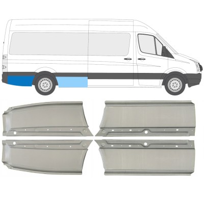 Takalokasuoja korjaussarja varten Volkswagen Crafter 2005-2017 / Sarja 14486