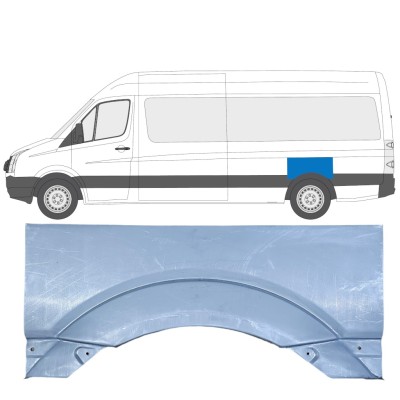 Takalokasuoja korjaussarja varten Volkswagen Crafter 2005-2017 / Vasen 13441