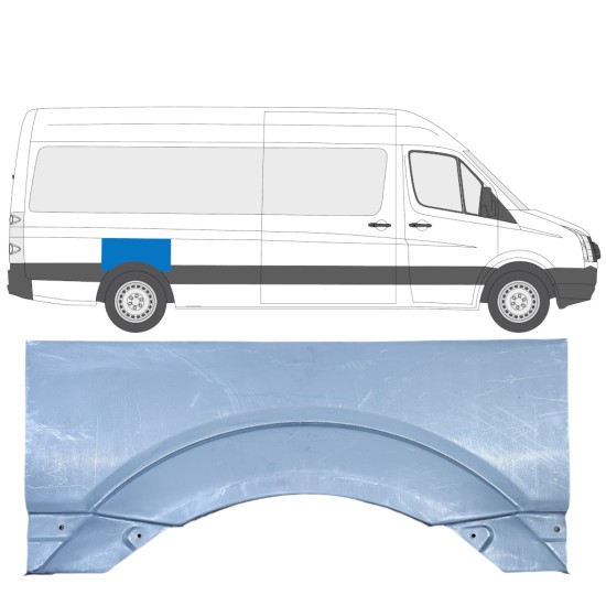 Takalokasuoja korjaussarja varten Volkswagen Crafter 2005-2017 / Oikea 13440