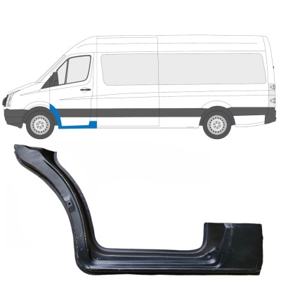 Helmapelti etuoven alle varten Volkswagen Crafter 2005-2017 / Vasen 13449