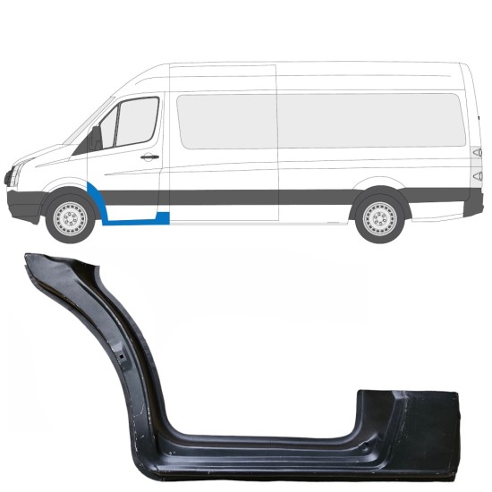 Helmapelti etuoven alle varten Volkswagen Crafter 2005-2017 / Vasen 13449
