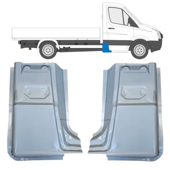 Takakulman korjauspaneeli varten Volkswagen Crafter 2005-2017 / Vasen+Oikea / Sarja 15504