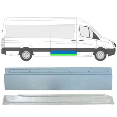 Liukuoven korjauspaneeli varten Volkswagen Crafter 2005-2017 / Oikea / Sarja 13474