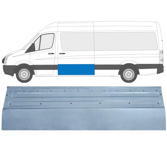 Liukuoven korjauspaneeli varten Volkswagen Crafter 2005-2017 / Vasen 14316