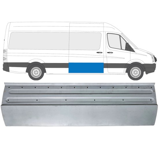 Liukuoven korjauspaneeli varten Volkswagen Crafter 2005-2017 / Oikea 14315
