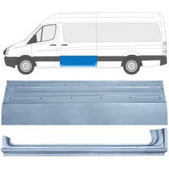 Sivuoven ja kynnyksen korjauspaneeli varten Volkswagen Crafter 2005-2017 / Vasen / Sarja 14318