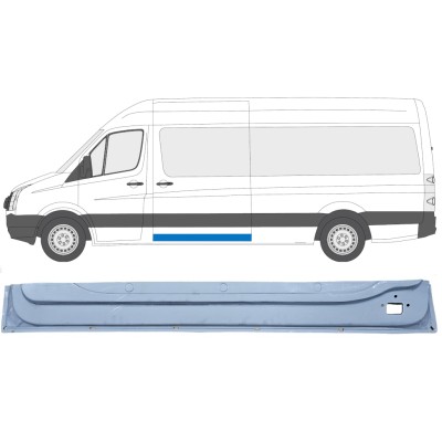 Sisäinen sivuoven kynnysprofiili varten Volkswagen Crafter 2005-2017 / Vasen 15545