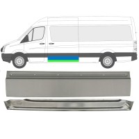 Liukuoven korjauspaneeli varten Volkswagen Crafter 2005-2017 / Vasen / Sarja 14198